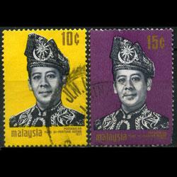 MALAYSIA 1971 - Scott# 79-80 Sultan 10-15c Used