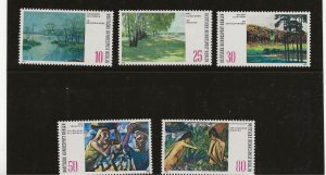 Germany Berlin 1972 & 82 Paintings set of 3 & 2 sg.B418-20, 640-1    MNH