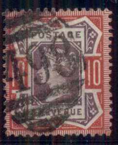 GREAT BRITAIN #121 10p rose & lilac, used, VF Scott $40.00