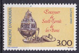 Andorra-French 395 MNH 1990 Censer of St.Roma