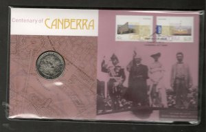 AUSTRALIA-PNC-FDC-CENTENARY CANBERRA-2013.