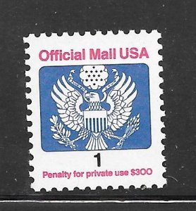 #O143 MNH Official Single