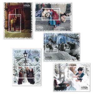 New Zealand 2005 Narnia Complete Mint MNH Miniature Sheet Set SC 2048a-2052a