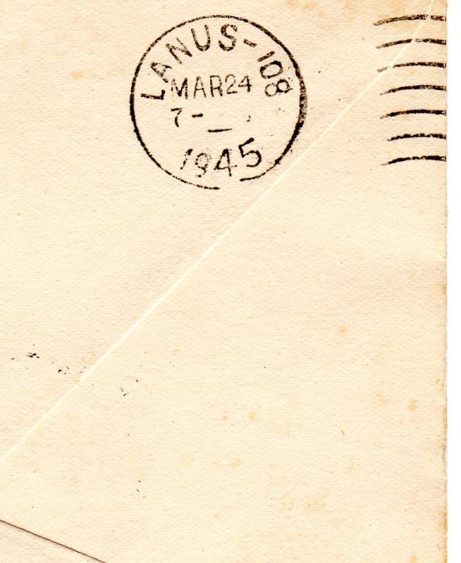 Argentina 1945 Letter send from Orcadas del Sur Islands to Buenos Aires