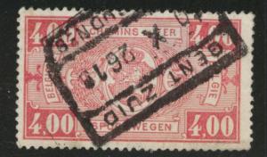 Belgium Parcel Post Scott Q163 Used 1923