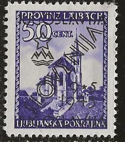Yugoslavia ^ 1945 Slovenia Overprint On German Occupation (50)