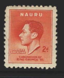 Nauru Sc#36 MH - few tone spots on gum