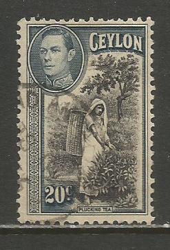 Ceylon   #283  Used  (1938)