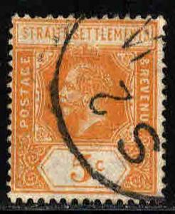 Straits Settlements # 186a ~ Used, HMR