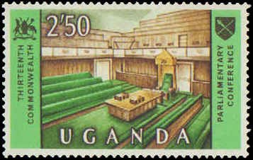 Uganda #111-114, Complete Set(4), 1967, Never Hinged