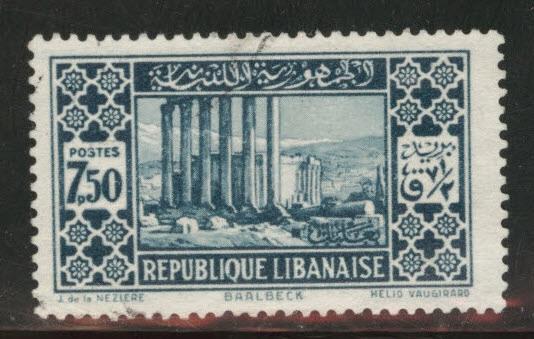 LEBANON Scott 129 used 1930 stamp