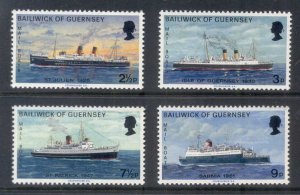 Guernsey 1973 Mail Boats MUH