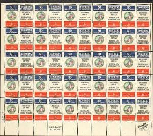 US #1421-22 Mint Sheet Disabled Veterans 