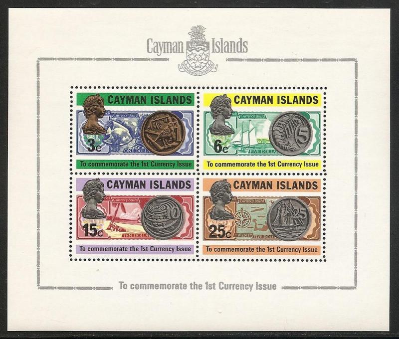 Cayman Islands 309a 1973 Coins s.s. MNH