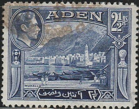 Aden, #21 Used From 1939-48