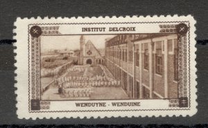 POSTER STAMP - INSTITUT DELCROIX - perf.  10¾