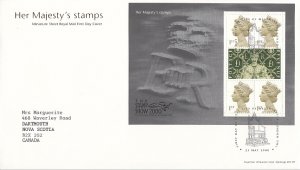 Great  Britain 2000 FDC Sc #1942 Souvenir sheet Stamp Show 2000 London