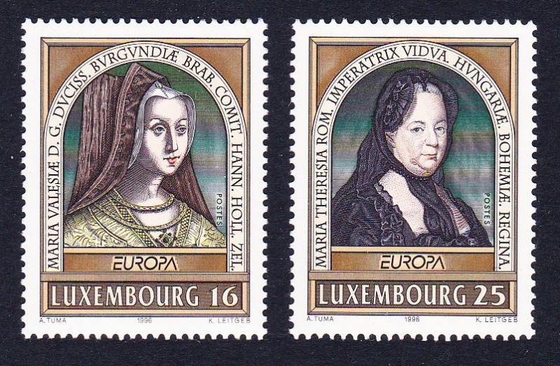 Luxembourg Famous Women 2v SG#1423-1424 SC#944-945