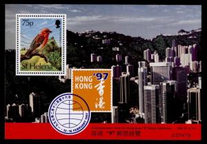 St Helena 607a MNH Birdm Hong Kong '97 Exhibition