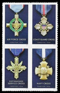 PCBstamps  US #5065/5068a Block $1.88(4x{47c})Service Cross Medals, MNH, (12)