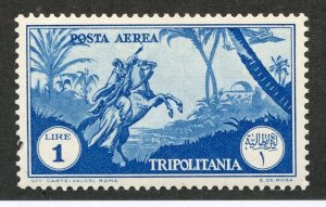 Tripolitania, Scott #C12, Unused, Hinged