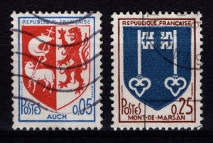 France 1966-69 French Coat of Arms, Set [Used]