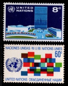 United Nations UN Scott 222-3 MH* stamp set