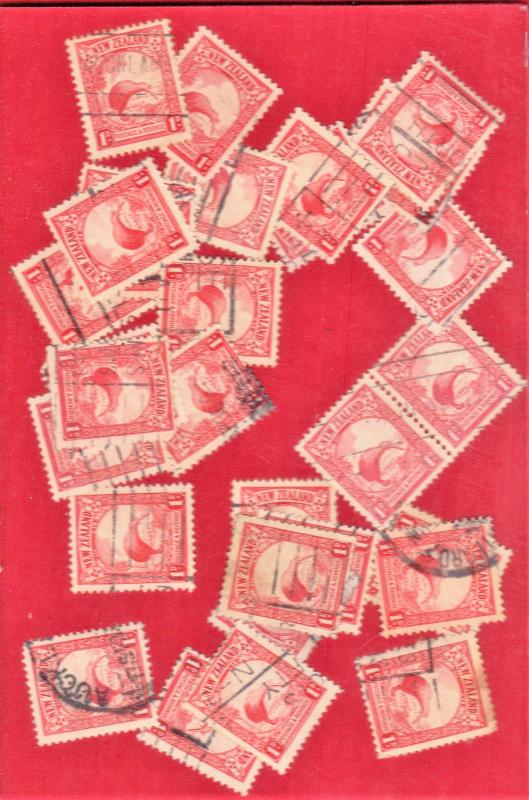 NEW ZEALAND SC# 168+204  LOT OF 25+ SEE SCAN