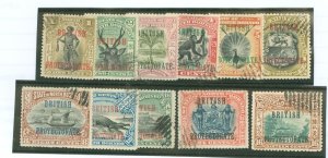 North Borneo #105-114/121 Used Single