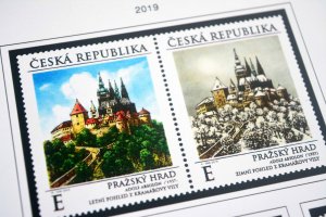 COLOR PRINTED CZECH REPUBLIC 2011-2020 STAMP ALBUM PAGES (70 illustrated pages)