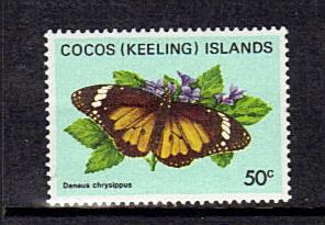 Cocos (Keeling) Islands Scott 97 Butterfly VF MNH