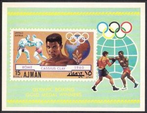 1971 Ajman 1060/B308b 1960 Olympic Games in Rome 7,50 €