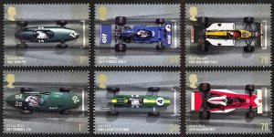 Great Britain 2007 - RACE CARS  -  MNH   # 2473-2478