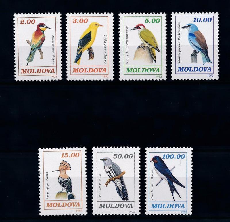 [39616] Moldova 1993 Birds Vögel Oiseaux Ucelli   MNH