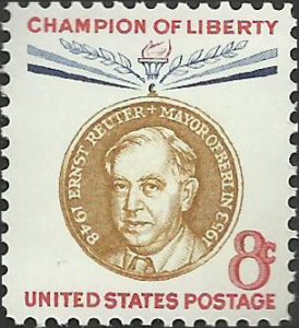 # 1137 MINT NEVER HINGED ERNST REUTER    