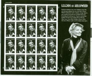 US #4461 44¢ Katharine Hepburn, Sheet of 20, self adhesive 