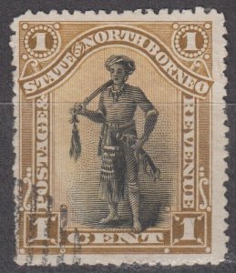 North Borneo Scott #59 1894 Used