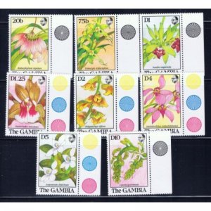 Gambia 918-25 MNH 1989 Orchids (pe1033)
