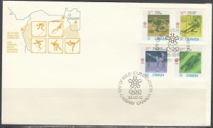 Canada Scott 1195-8 Combo FDC - 1988 Winter Olympic Games