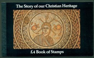 GREAT BRITAIN #BK148 Complete Booklet, Christian Heritage, og, NH, VF, Scott $55