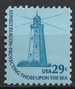 1978 Sc1605 29c Sandy Hook Lighthouse MNH