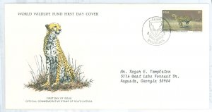 South Africa 465 1976 Animals, Addressed WWF FDC