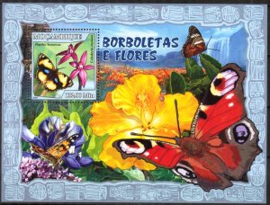 Mozambique 2007 Butterflies (2) S/S MNH