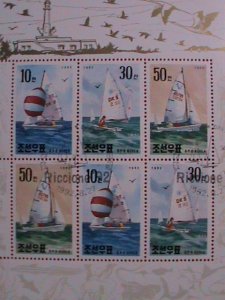 ​KOREA STAMP: 2001-SC#3119a RICCIONE INTERNATIONAL STAMP SHOW.CTO-MNH-SHEET #1