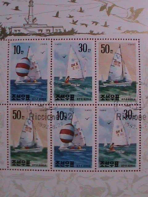 ​KOREA STAMP: 2001-SC#3119a RICCIONE INTERNATIONAL STAMP SHOW.CTO-MNH-SHEET #1