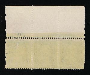 EXCEPTIONAL GENUINE SCOTT #247 MINT OG NH WIDE TOP BEP IMPRINT PLATE 101 STRIP-3