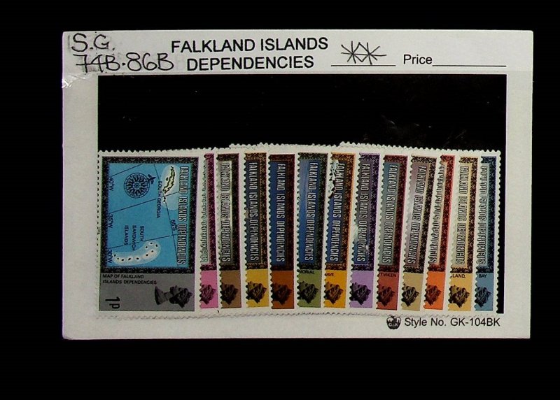 Falkland Islands, Dependencies 1984 SG 74B - 86B ** MNH QEII (002689)