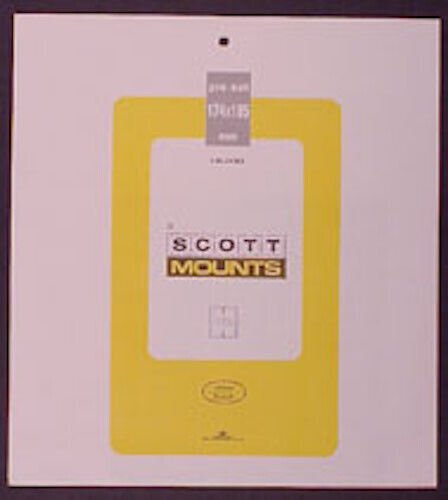 Scott/Prinz Pre-Cut Souvenir Sheets Small Panes Stamp Mounts 174x185 #998 Black