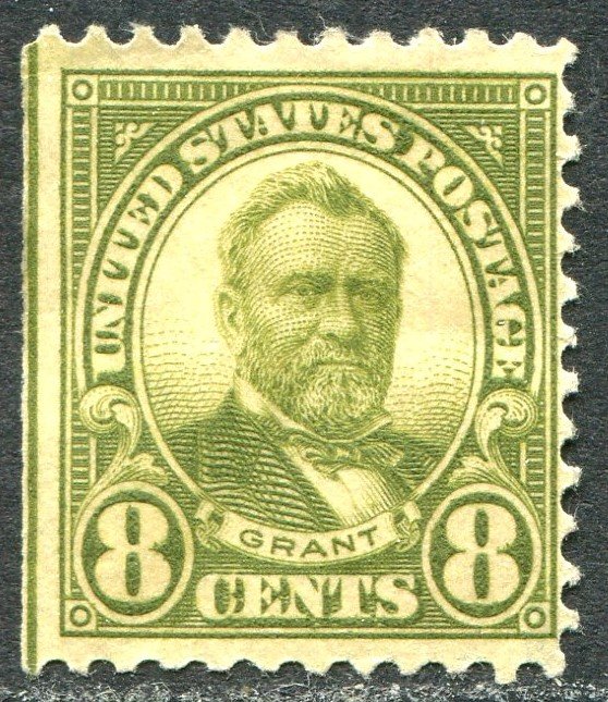 560 8c Grant Mint Hinged, Hinge Remnant