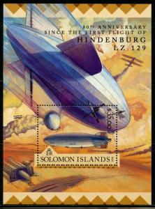 SOLOMON ISLANDS  2016 80th ANNIVERSARY OF THE HINDENBERG DISASTER LZ129  S/S NH